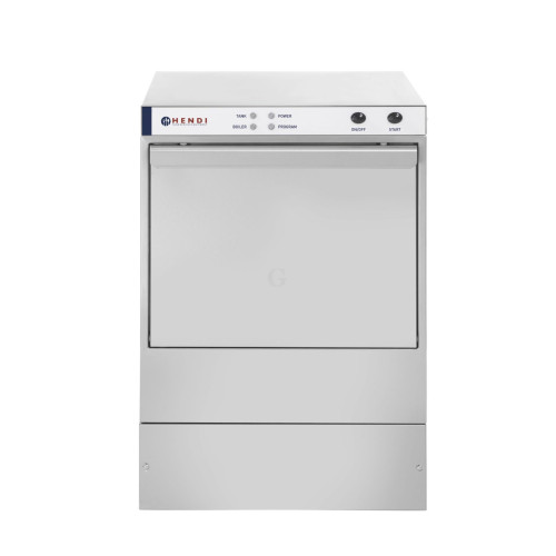Hendi Gläserspüler K40, mit Spülmittelpumpe, 230V/2800W, 510x470x(H)710mm