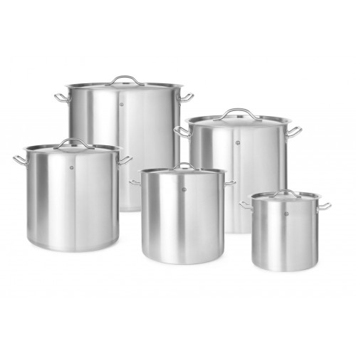 Hendi Kochtopf - mit Deckel, Budget Line, 36L, ø360x(H)360mm