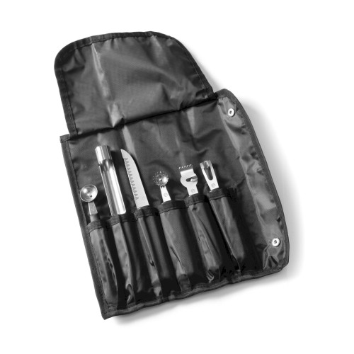 Hendi Dekoriermesserset - 6-teilig, Schwarz, 280 x 100 x (H) 50 mm