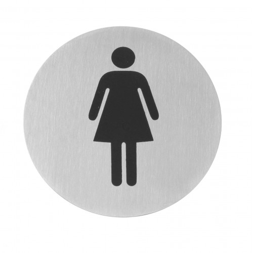 Hendi Türschilder, Toilette, ø75mm