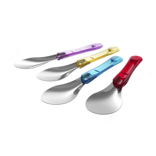 Hendi Eiscreme-Spachtel mit Tritan-Griff, Violett, (L) 260 mm