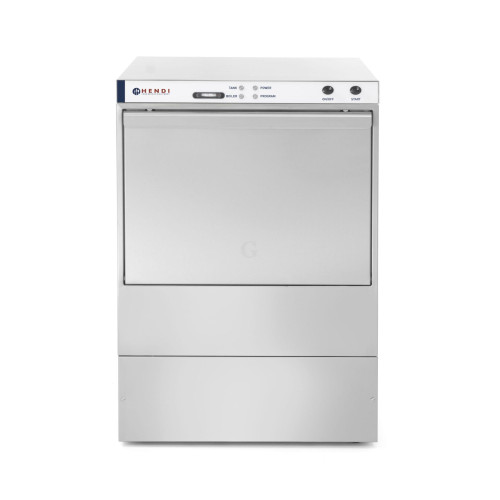 Hendi Geschirrspüler K50, mit Spülmittelpumpe, 400V/6600W, 600x570x(H)830mm