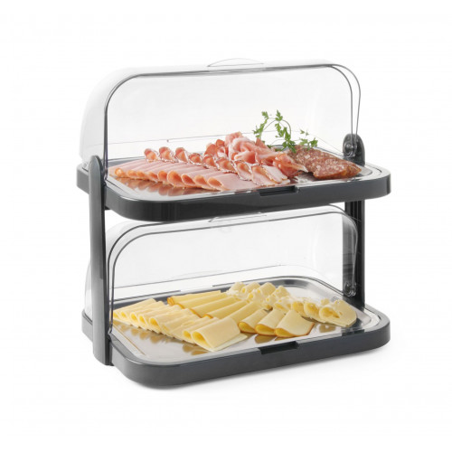 Hendi Rolltop-Präsenter gekühlt, 440x320x(H)440mm