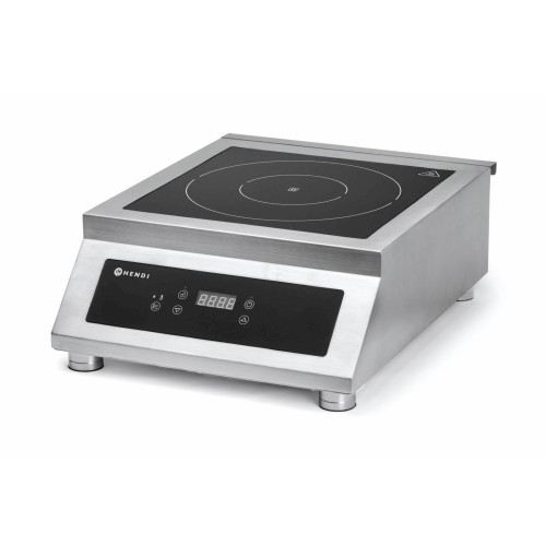 Hendi Induktionskocher Modell 5000 D, Profi Line, 400 V / 5 kW, 398 x 515 x (H) 168 mm