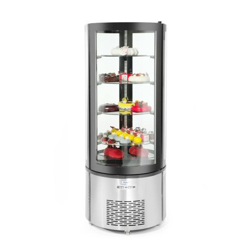 Hendi Kuchenvitrine, rund 360L, 360L, 2/6˚C, 230V/460W, R290, ø680x(H)1750mm