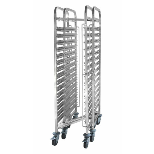 Hendi Abräumwaen, zusammenschiebbar - 15 x GN 1/1, 380 x 550 x (H) 1700 mm