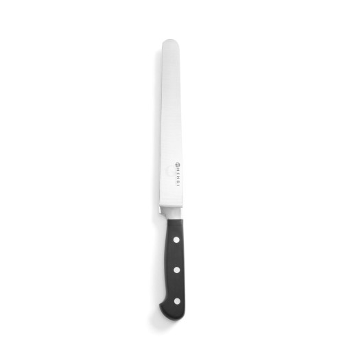 Hendi Schinken-/ Lachsmesser, Kitchen Line, Schwarz, (L) 350 mm