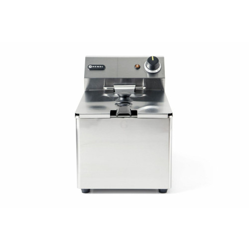 Hendi Fritteuse Kitchen Line - 8 L, 50/190˚C, 230 V / 3,5 kW, 265 x 430 x (H) 345 mm