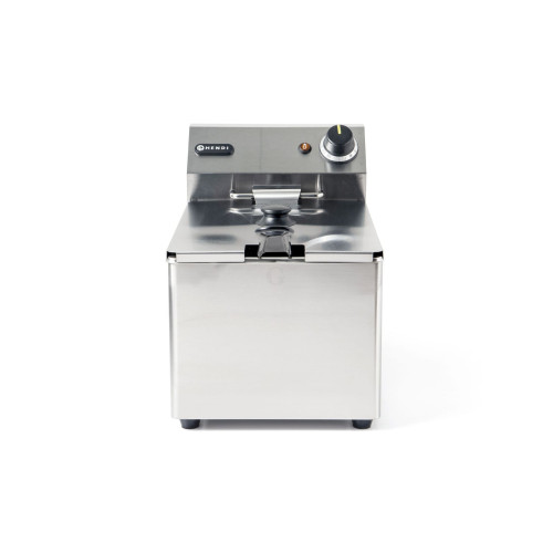 Hendi Fritteuse Kitchen Line - 8 L, 50/190˚C, 230 V / 3500 W, 265 x 430 x (H) 345 mm
