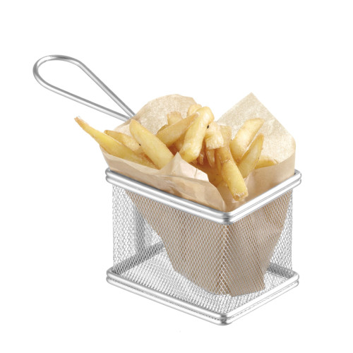 Hendi Miniatur Snack Frittierkörbe, 255 x 135 x (H) 45 mm
