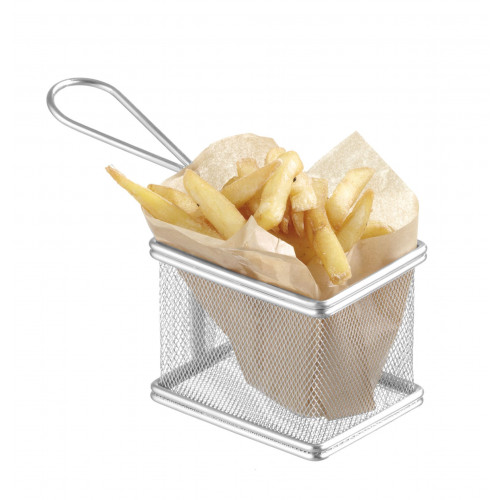 Hendi Miniatur Snack Frittierkörbe, 255x135x(H)45mm