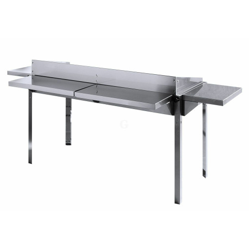 Hendi Hintere Arbeitsplatte für Grillsystem Green Fire, Arbeitsplatte hinten, 650 x 298 x (H) 160 mm