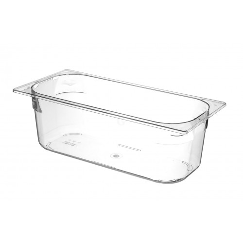 Hendi Eiscreme-Behälter Polykarbonat, 5L, Transparent, 360x165x(H)120mm