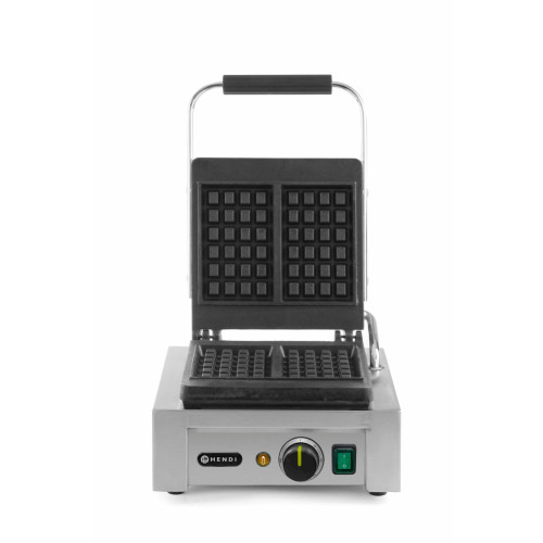 Hendi Waffeleisen 'Liège', 230 V / 1,5 kW, 320 x 437 x (H) 251 mm