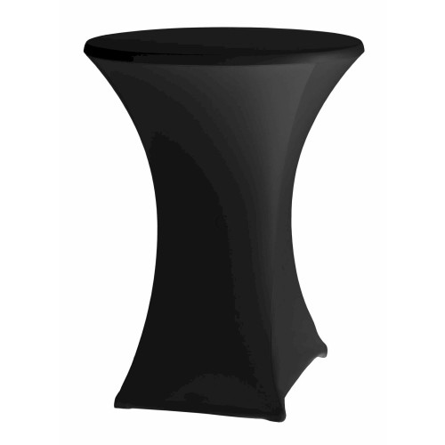 Hendi Stehtischhusse ø80-85 cm, 810521 + 810538, Schwarz, ø850x(H)1150mm