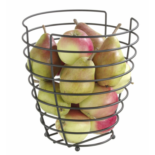Hendi Obstkorb, schwarz, ø 230 x (H) 250 mm