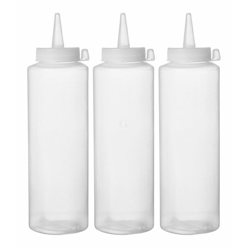 Hendi Spenderflaschen, 3er Set, 0,35 L, Transparent