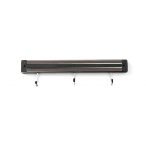 Hendi Messermagnetleiste mit Haken, 6 Haken, (L)625mm