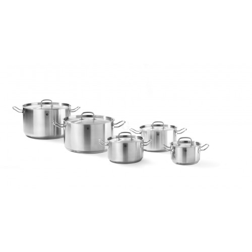 Hendi Fleischtopf - mit Deckel, Kitchen Line, 6L, ø240x(H)135mm