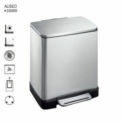 Aliseo Hotel PRESTIGE EZ STAY Hygieneeimer eckig 10 + 9 Liter