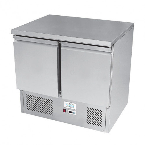 Atosa ICE3801GR 2 Türige Kühltisch mit Arbeitsplatte
