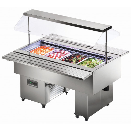 NordCap Salatbar ISOLA 4 M INOX UM