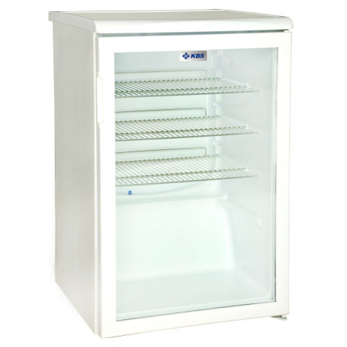 KBS Glastürkühlschrank K 140G weiß