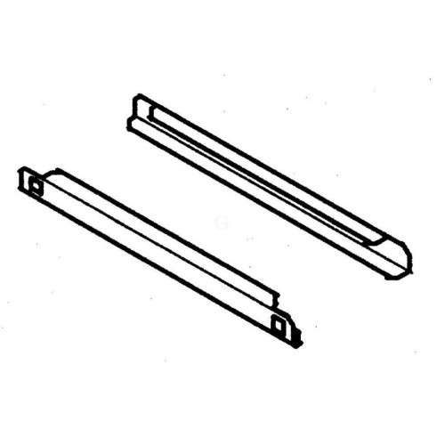 KBS Auflagenschienenpaar Pizzatisch 2600 und 2610