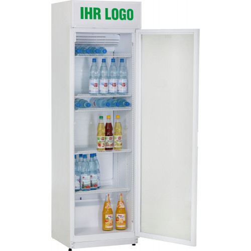 KBS Glastürkühlschrank FLK 365 weiß