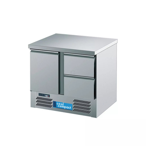 Cool Compact Kühltisch Magnos mit Flügeltür und 2 Schubladen