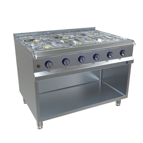 MKN Optima 850 Gas Herd 6-flammig