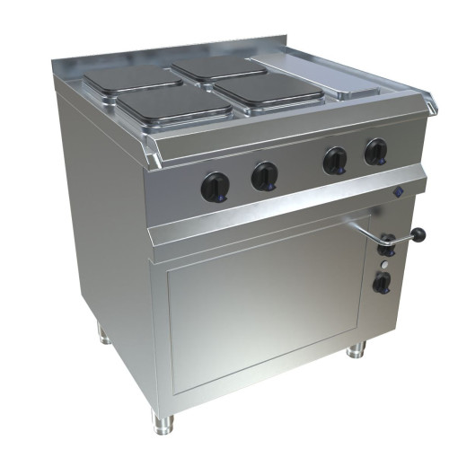 MKN Optima 700 Elektro Herd 4 Platten mit E-Backofen