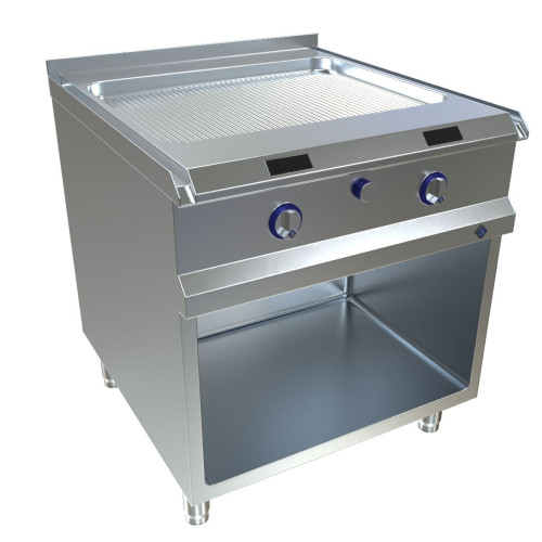 MKN Optima 850 Elektro Griddleplatte 800 ganz geriffelt FlexPower mit OPTIMA Control