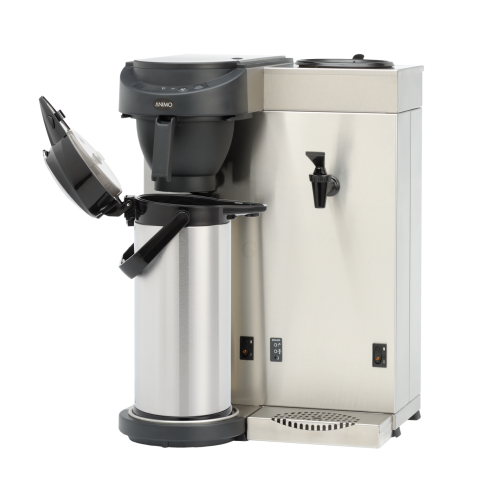 Animo Kaffeemaschine mit Heißwasserkocher MT200Wp schwarz