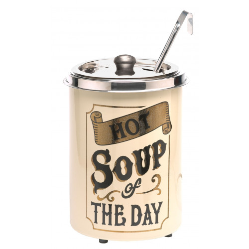 Neumärker Hot-Pot Suppentopf Hot Soup of the Day, mit Blattgold-Dekor