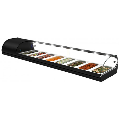 Neumärker Royal Cooling Tapas 8 Kompressor links 8x GN 1/3 x 40 mm