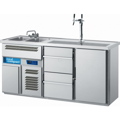 Cool Compact Getränketheke Magnos 2B 2 Kühlabteile