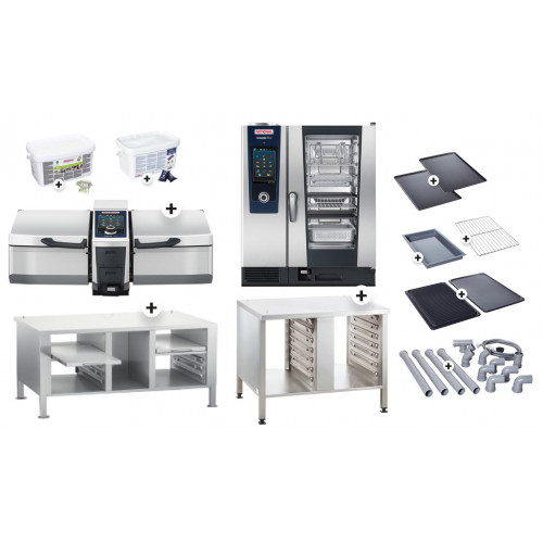 Rational iCombi Pro 10-1/1 Elektro & iVario Pro 2-S Aktions-Set