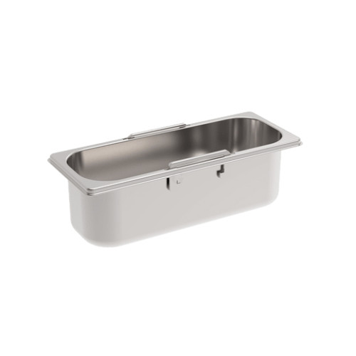 Rieber GastroNorm-Behälter GN 2/8 - 100 mm versenkbare Griffe
