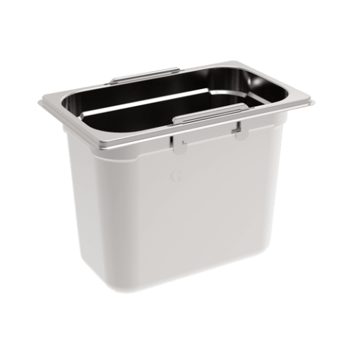 Rieber GastroNorm-Behälter GN 1/4 - 200 mm versenkbare Griffe