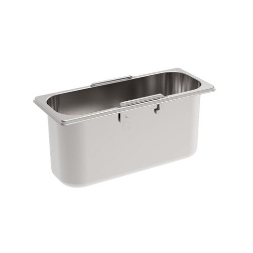 Rieber GastroNorm-Behälter GN 2/8 - 150 mm versenkbare Griffe