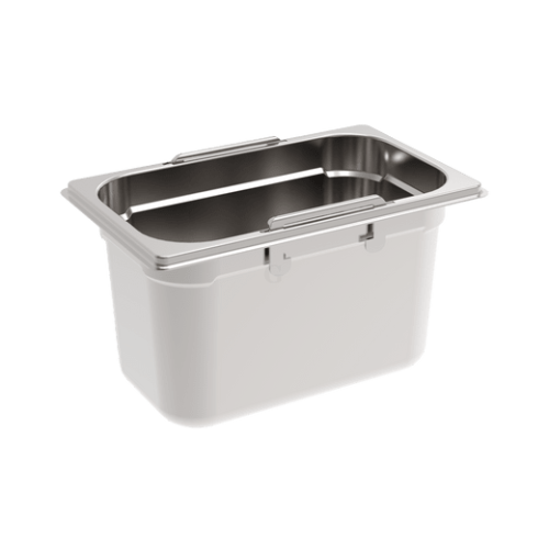 Rieber GastroNorm-Behälter GN 1/4 - 150 mm versenkbare Griffe