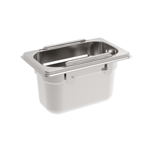 Rieber GastroNorm-Behälter GN 1/9 - 100 mm versenkbare Griffe