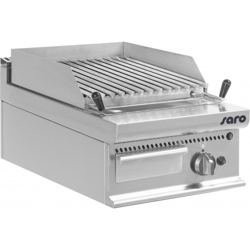 SARO Gas-Lavasteingrill Tischmodell E7/BS1BB