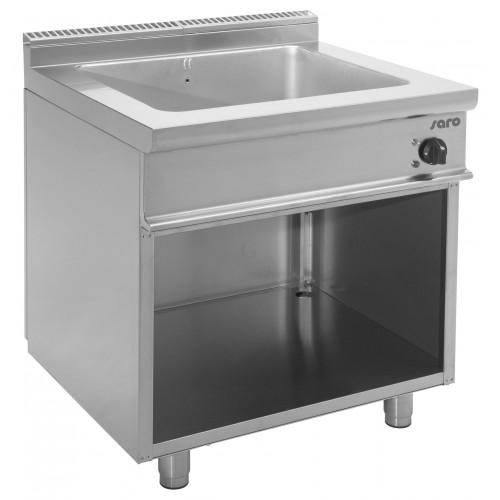 SARO Bain Marie mit offenem Unterbau Modell E7/BME2BA