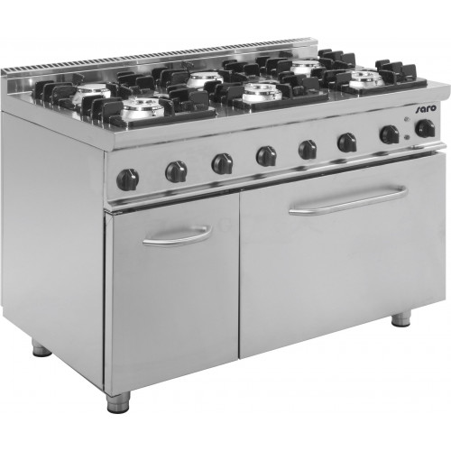 SARO Gasherd mit Elektrobackofen Modell E7/KUPG6LE