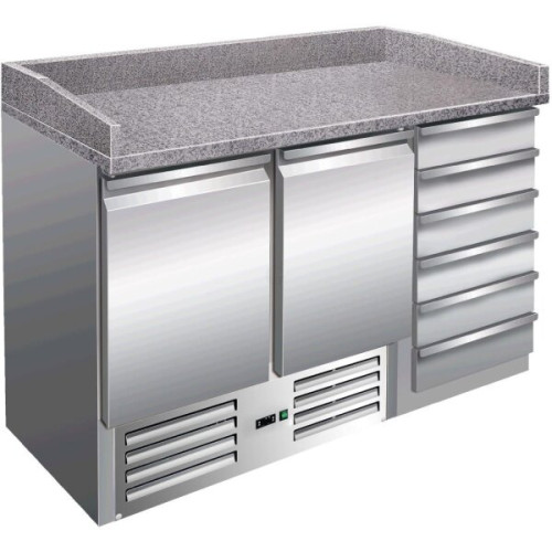 SARO Pizzatisch mit Schubladen Modell PZ 9001