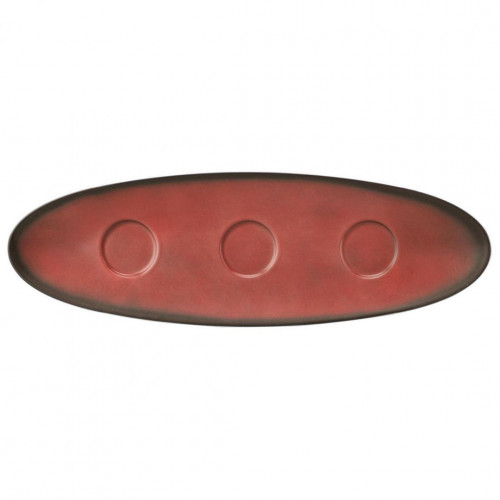 Setplatte 44 cm, ziegelrot 