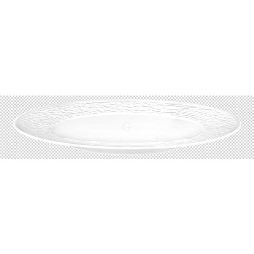 Seltmann Weiden NORI Teller flach 28 cm Relief schmal, weiß