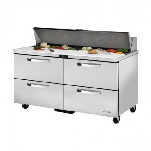 TRUE Saladette / Zubereitungstisch TSSU 60-16D-4-HC